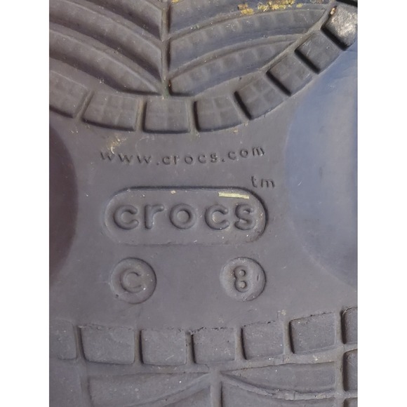 Crocs Baya Clog Shoes Toddler Size 8 Navy - Picture 10 of 11